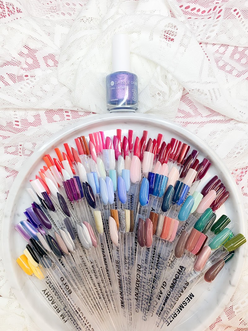 Marble surface workspace at Nail Flight Salon